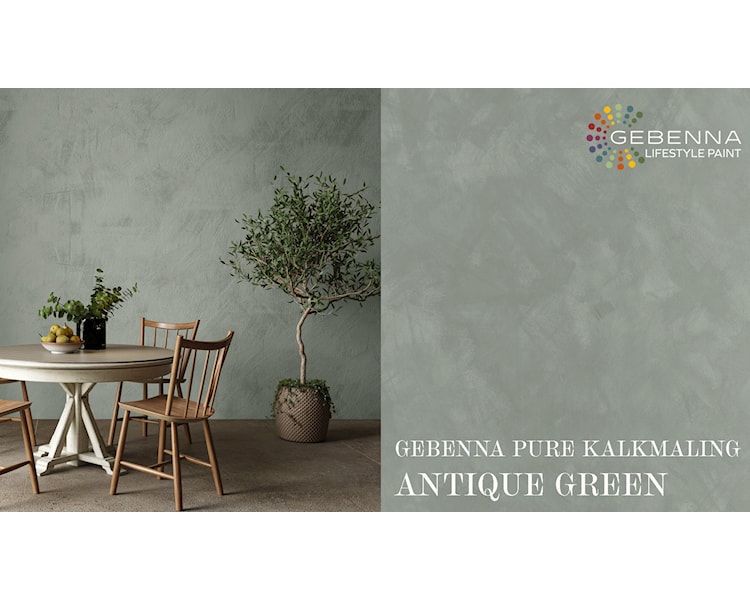 ANTIQUE GREEN KALKMALING